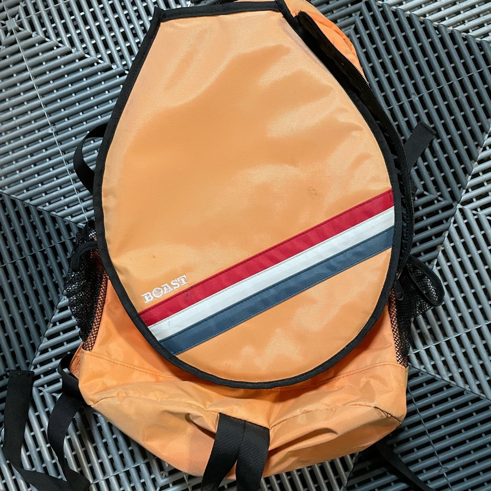 Classic 70s Style Boast Tennis Racquet Backpack
